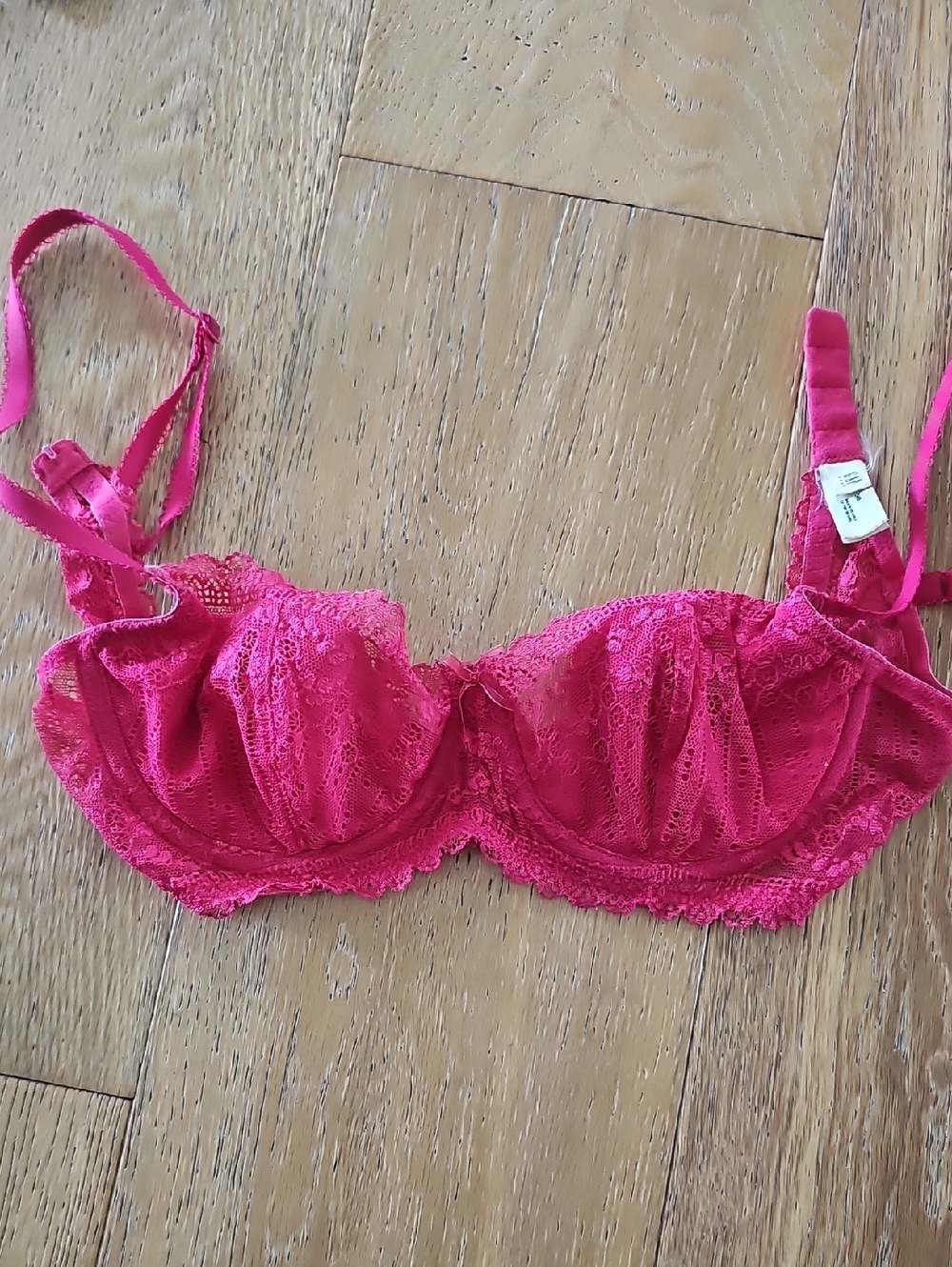 GAP Lace Underwire Bra - Bright Pink